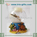 resin turtle sand ball candle holder